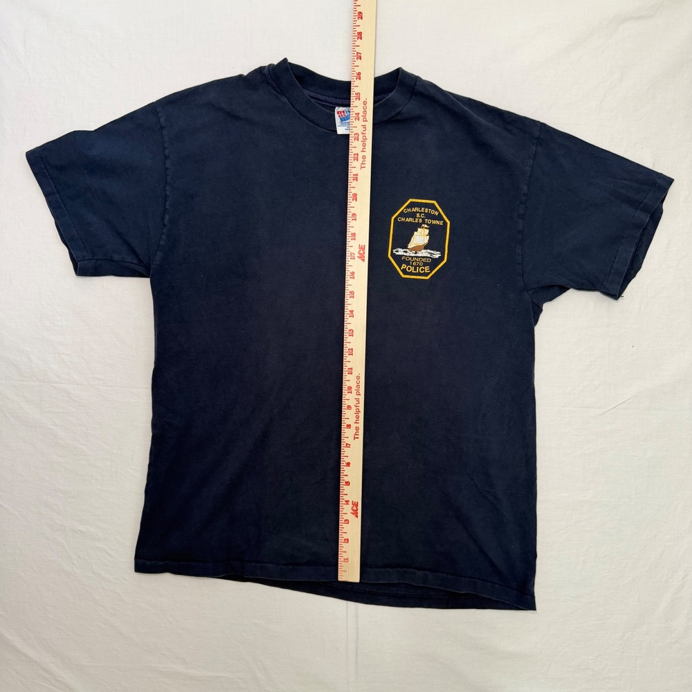Vintage 1994 Police Week Shirt Mens Large‎ Hanes Beefy-T Charleston FOP Tee - Picture 5 of 7